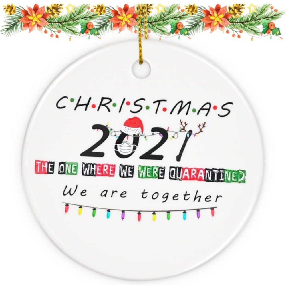 2021 Friends themed Christmas Ornament